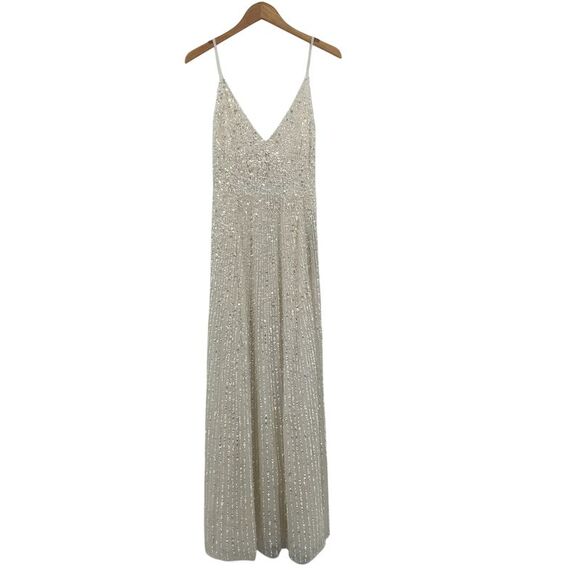 ASOS Dresses & Skirts - Asos Design Josie Embellished Cami Maxi Wedding Dress White 8